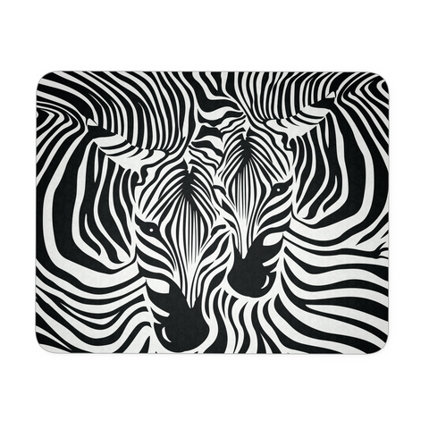 Zebra Couple Mouse Pad