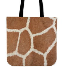 Giraffe Print Cloth Tote Bag