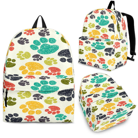 Colorful Paws Backpack