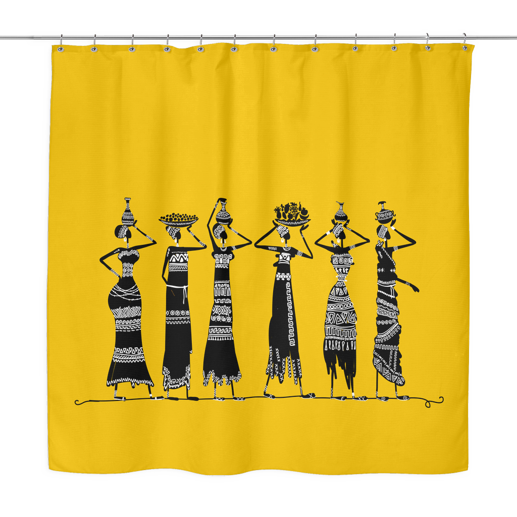 Ethnic Women Shower Curtain - 10 styles available