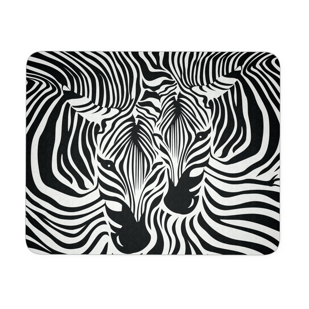 Zebra Couple Mouse Pad