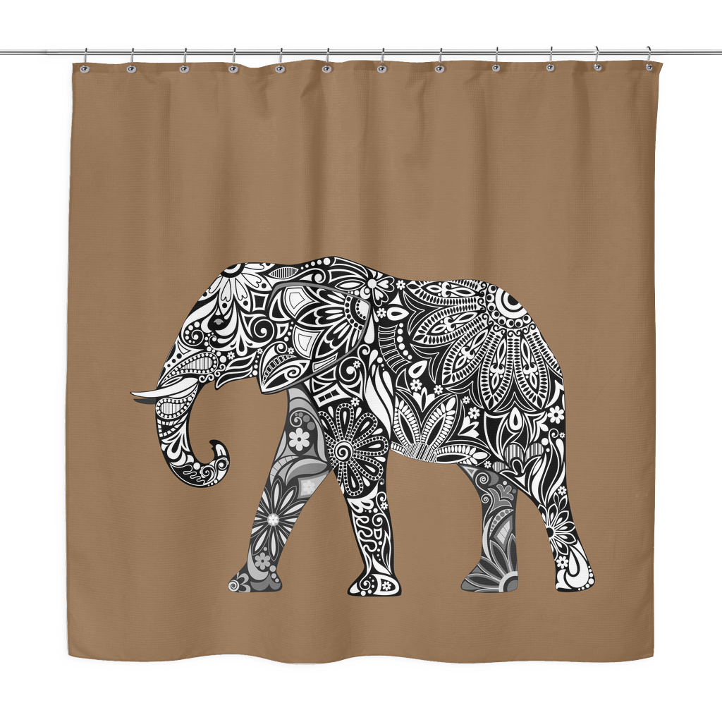 Elephant Shower Curtain - 10 styles available