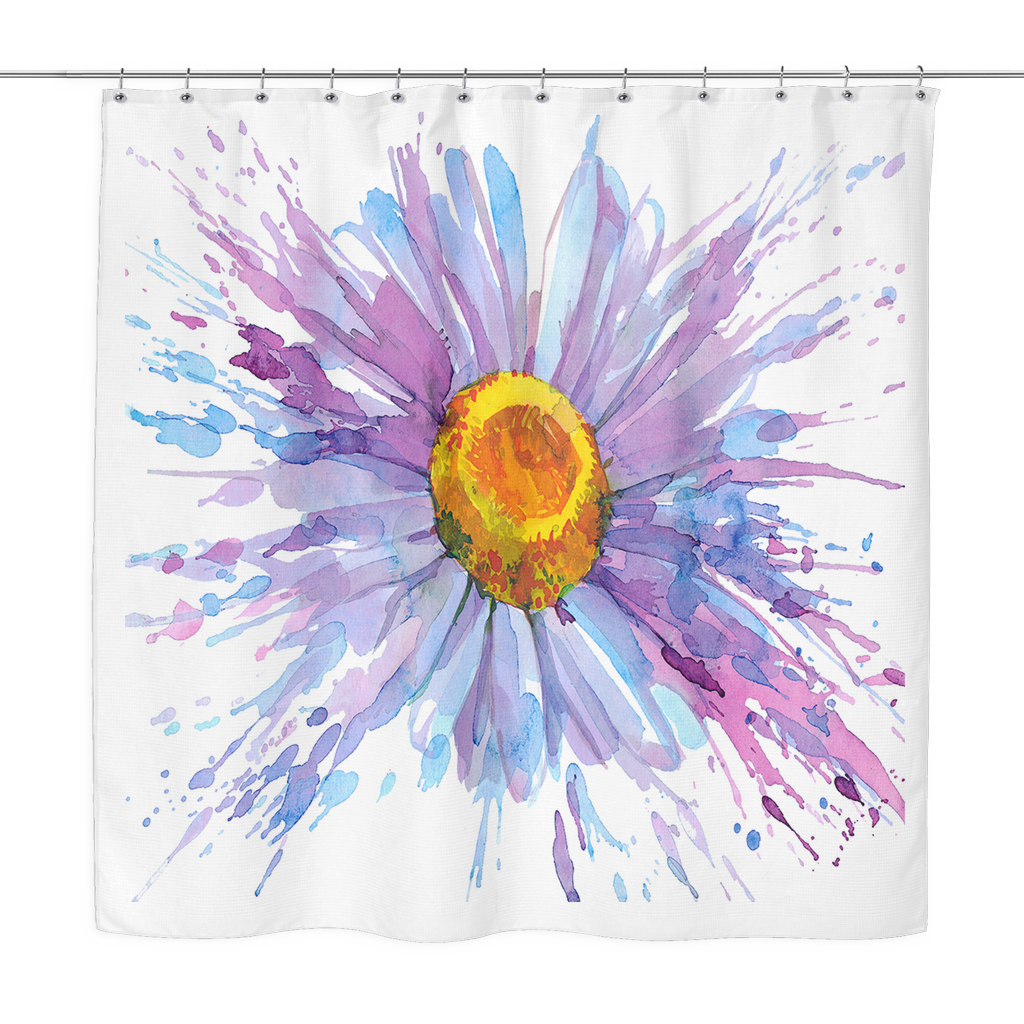 Daisy Flower Shower Curtain