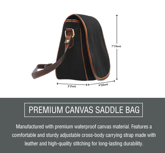 African Swirl Saddle Bag