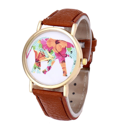 Floral Elephant Watch - 8 styles available