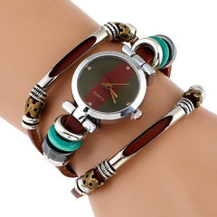 Genuine Leather Bracelet Watch - 3 styles available