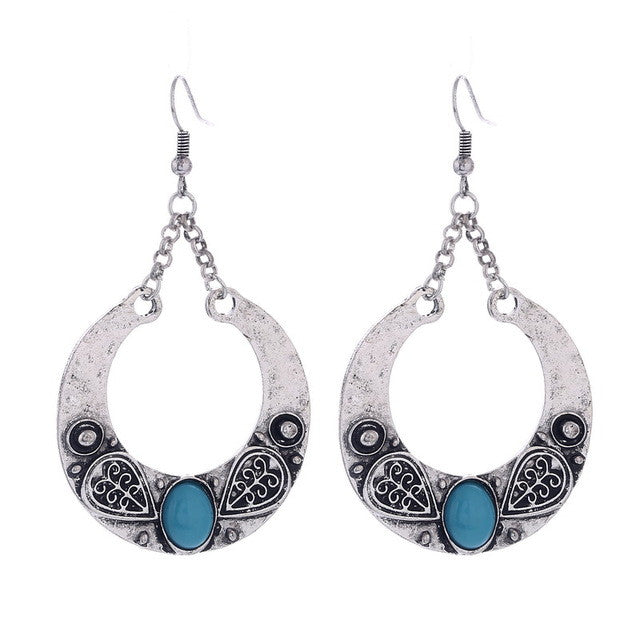 Carved Drop Earrings - 5 styles available