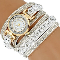 Leather Rhinestone Watch - 8 styles available