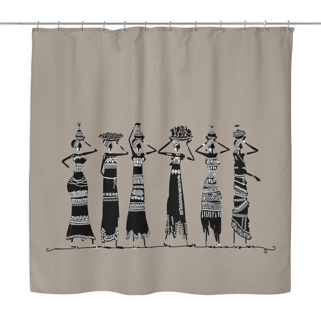 Ethnic Women Shower Curtain - 10 styles available
