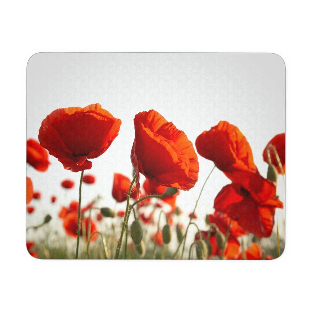 Poppy Flower Mouse Pad